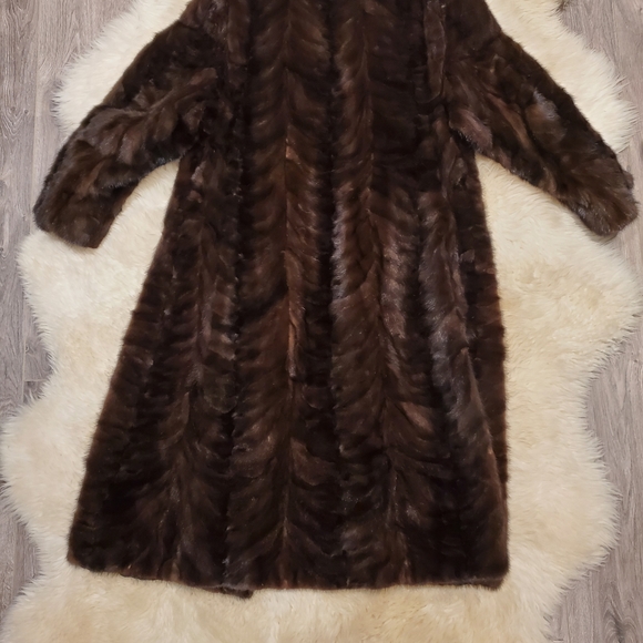 Vintage Long Fur Coat - Picture 3 of 6